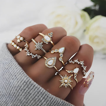 Moon – Premium package of 8 to 12 unique rings