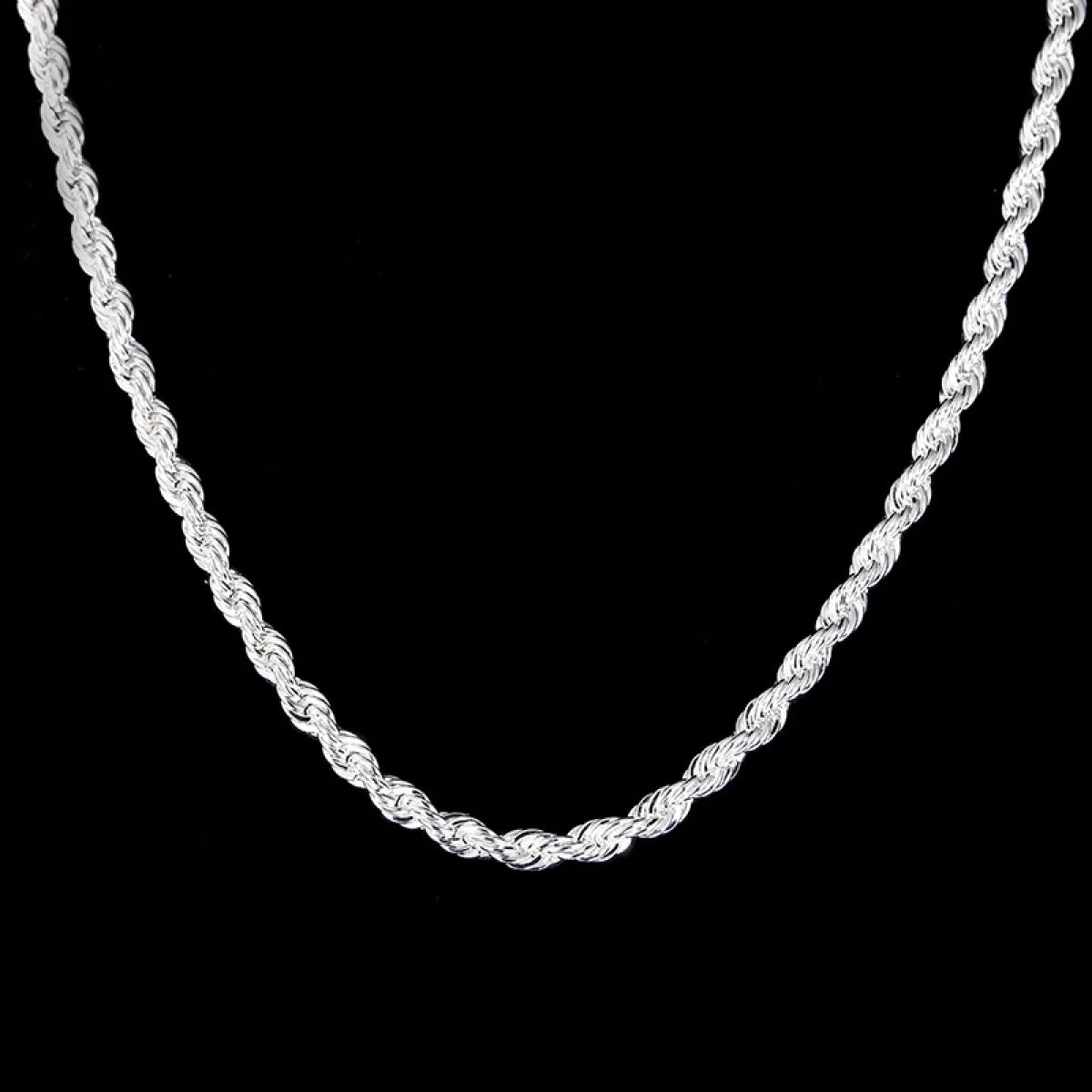 Island – Wavy chain collar with twisted effect