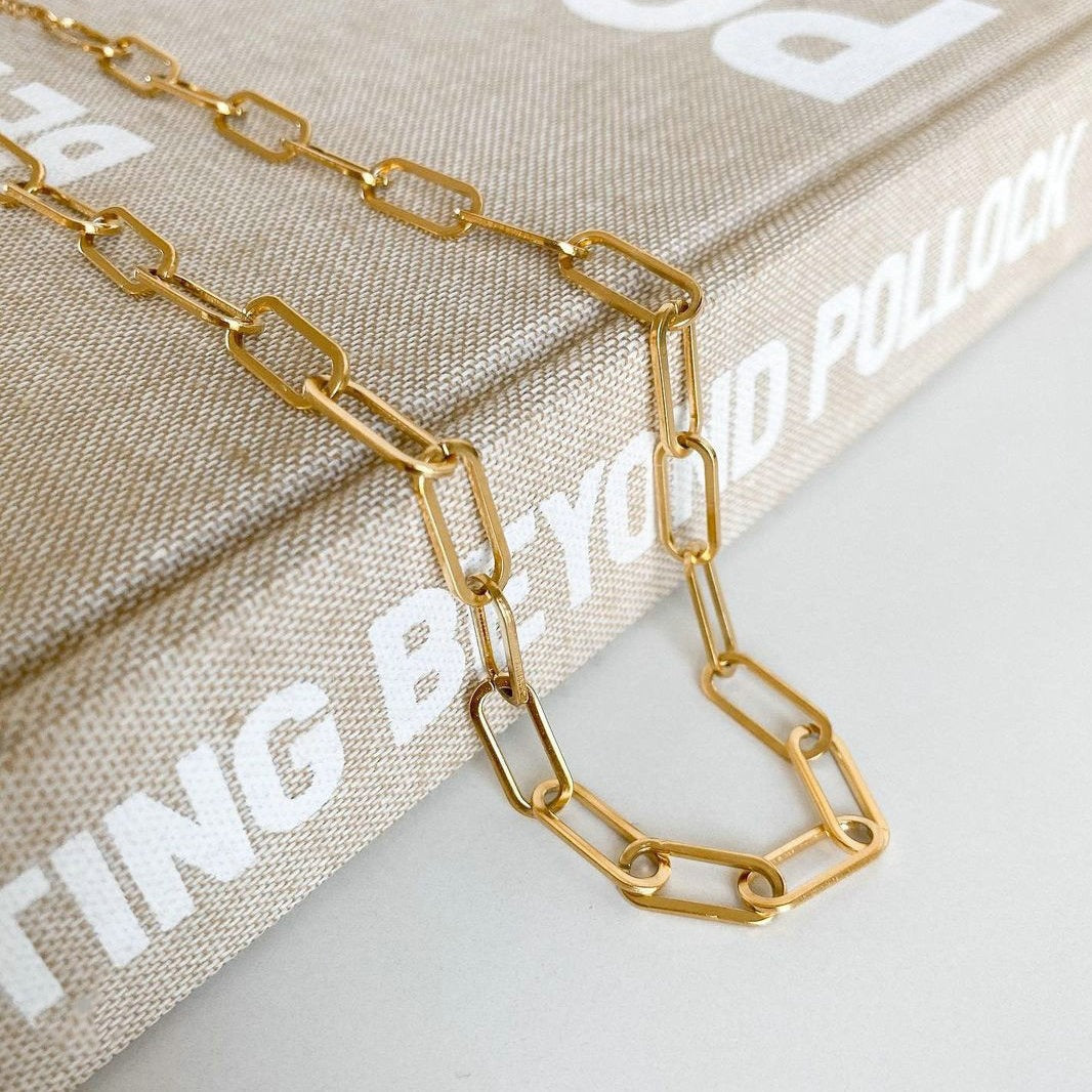 Lena – Paperclip Necklace
