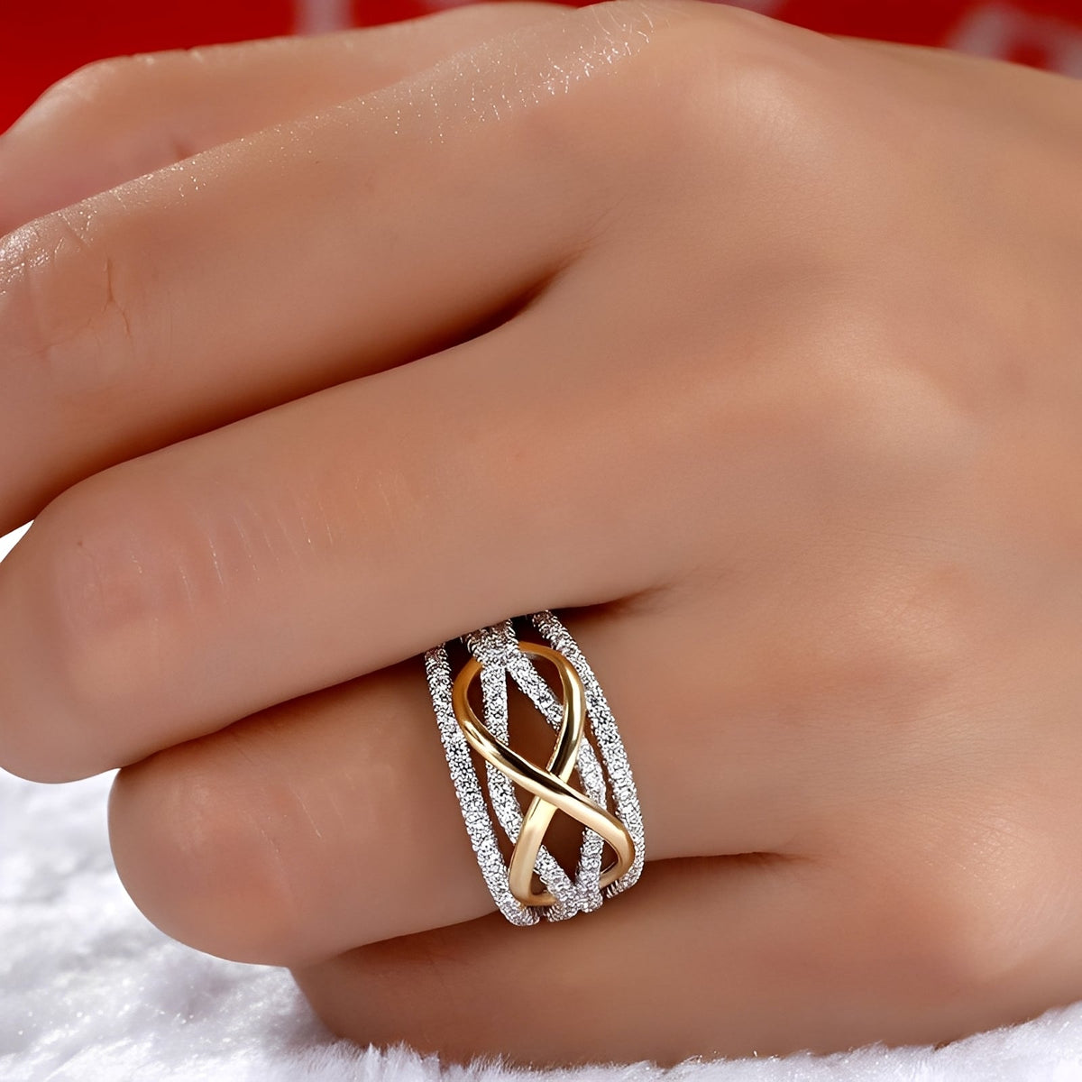 Inaya – Elegant infinity symbol ring for women