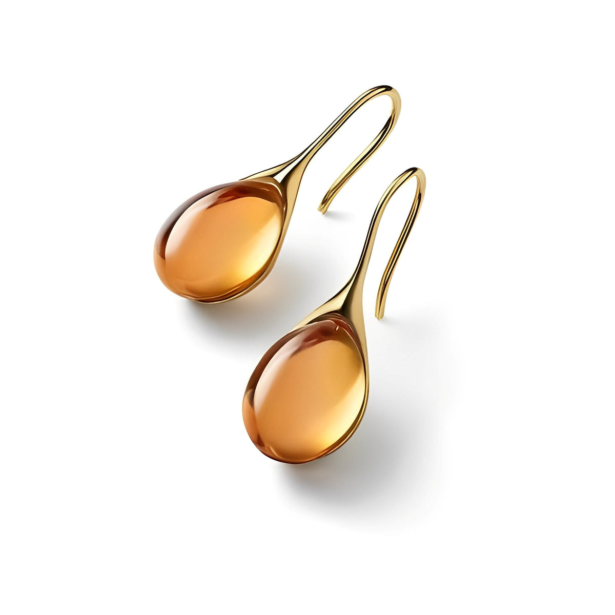 Karen – Hanging earrings of golden and silver crystal