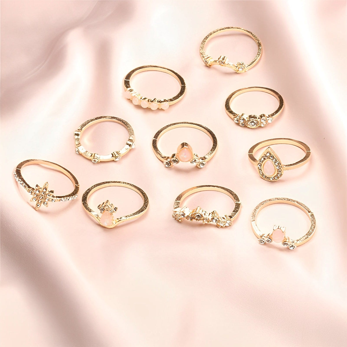 Moon – Premium package of 8 to 12 unique rings
