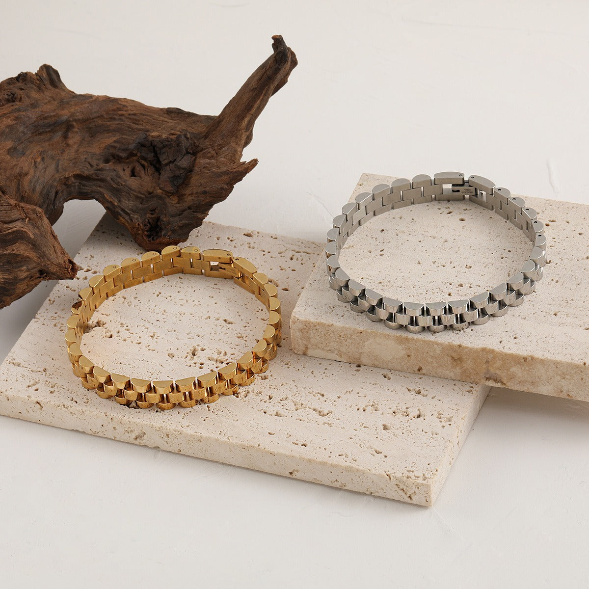 Bianca – Cuban chain bracelet style watch