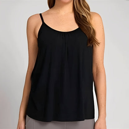 Jenna - Casual Top with Built-in Bra for Women
