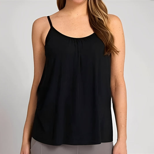 Jenna - Casual Top with Built-in Bra for Women