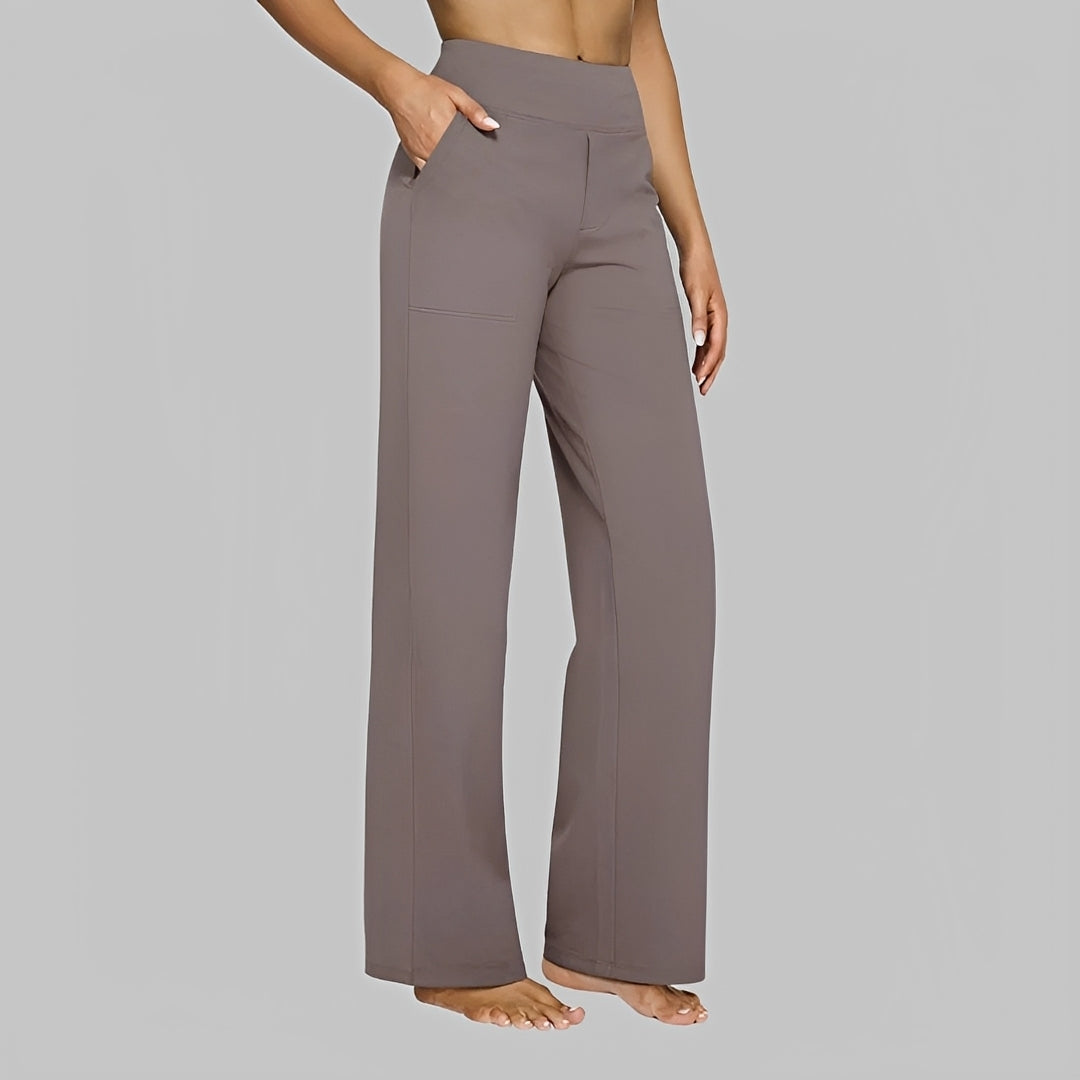 Salma - Casual High Waist Trousers
