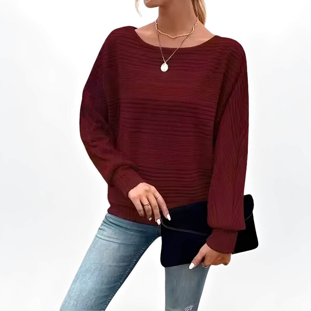 Eleanore - Comfortable striped sweater