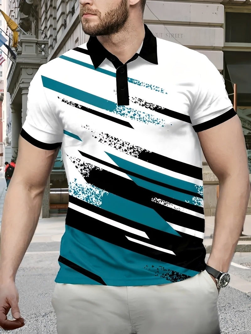 Aaron - Stylish Printed Polo Shirt for Men