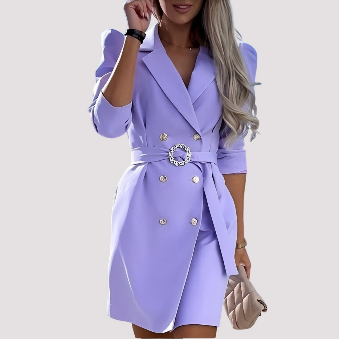 Maisie - Formal Blazer Dress with Belt