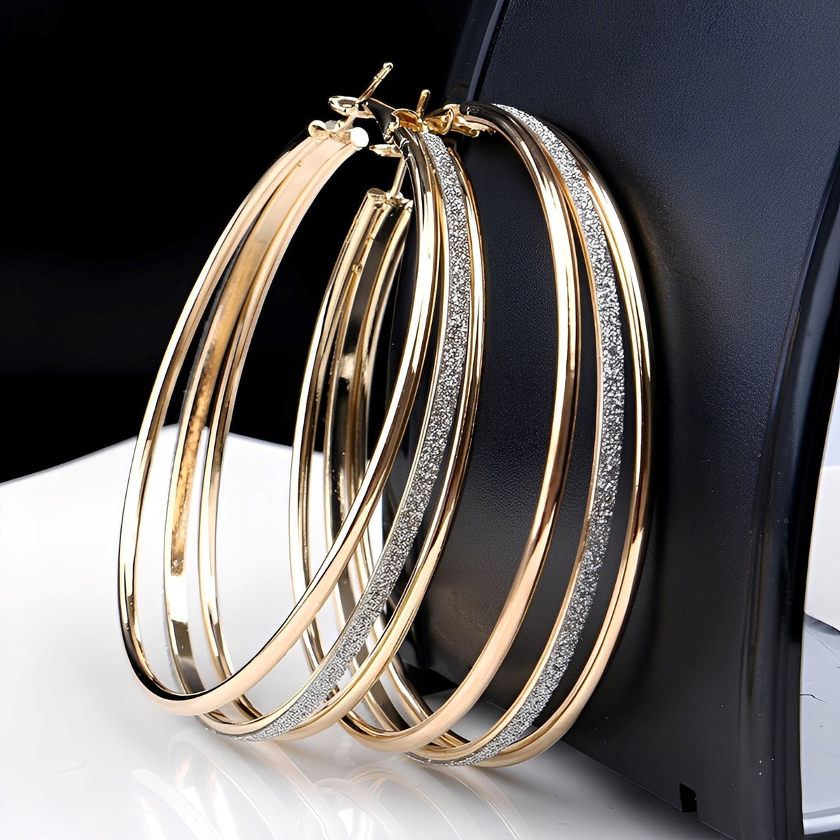 Nori – Vintage Earrings Gold Plating and Diamonds