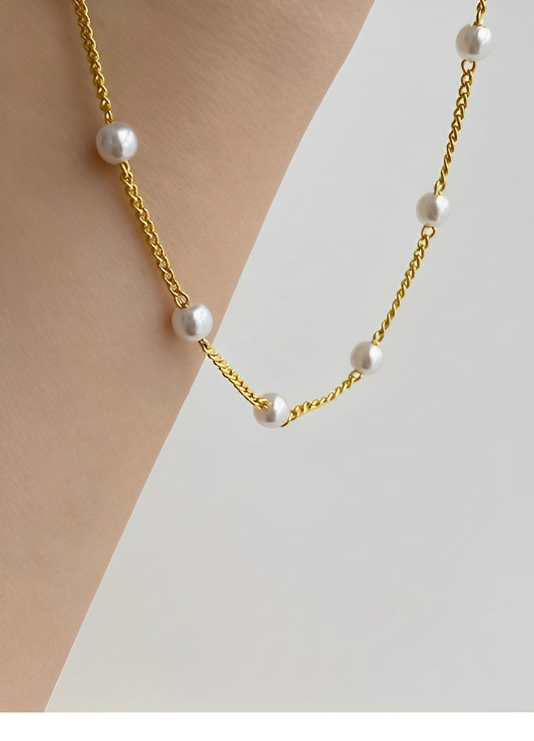 Noelia – Elegant necklace with small pearl