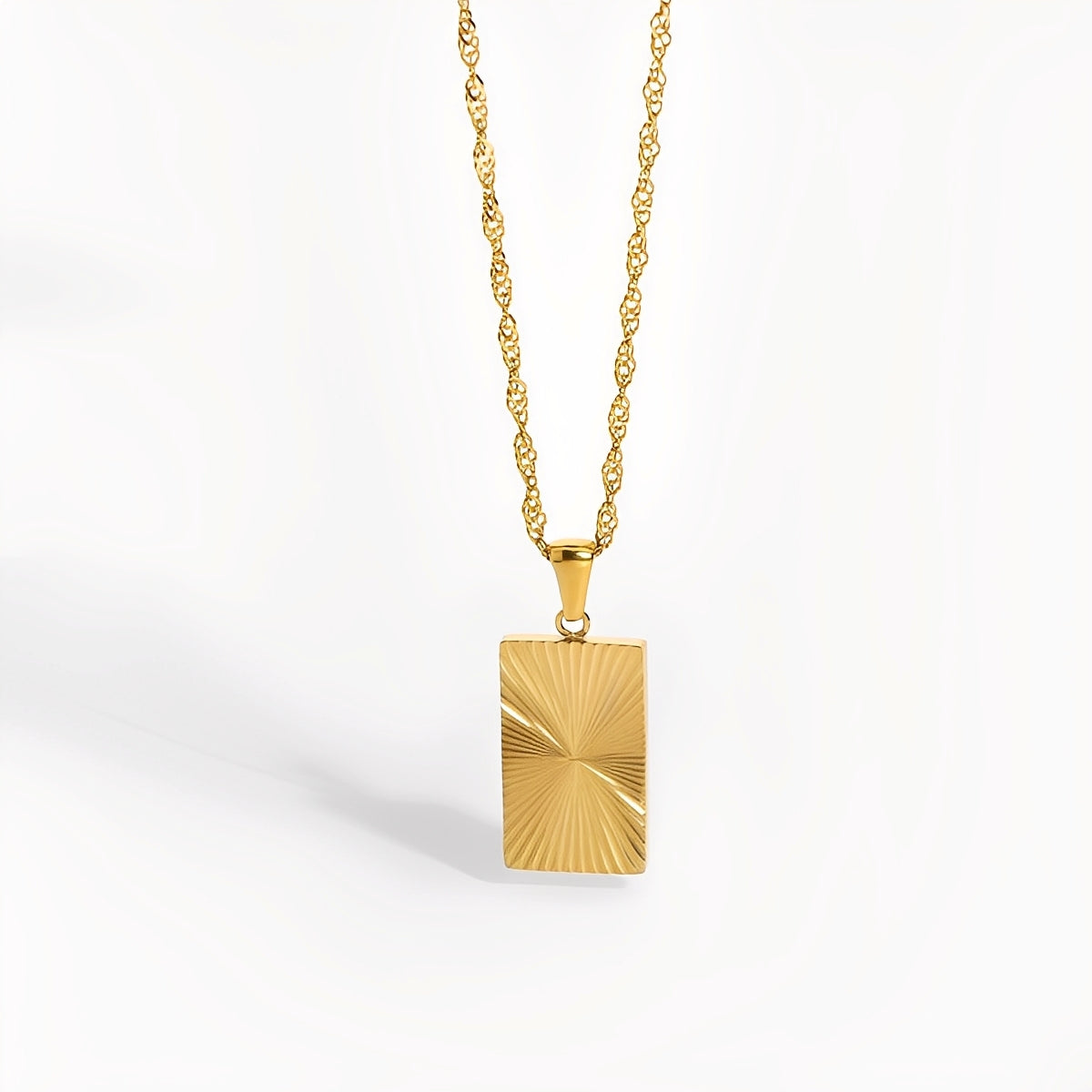 Aurelie – Sun Necklace with Medal