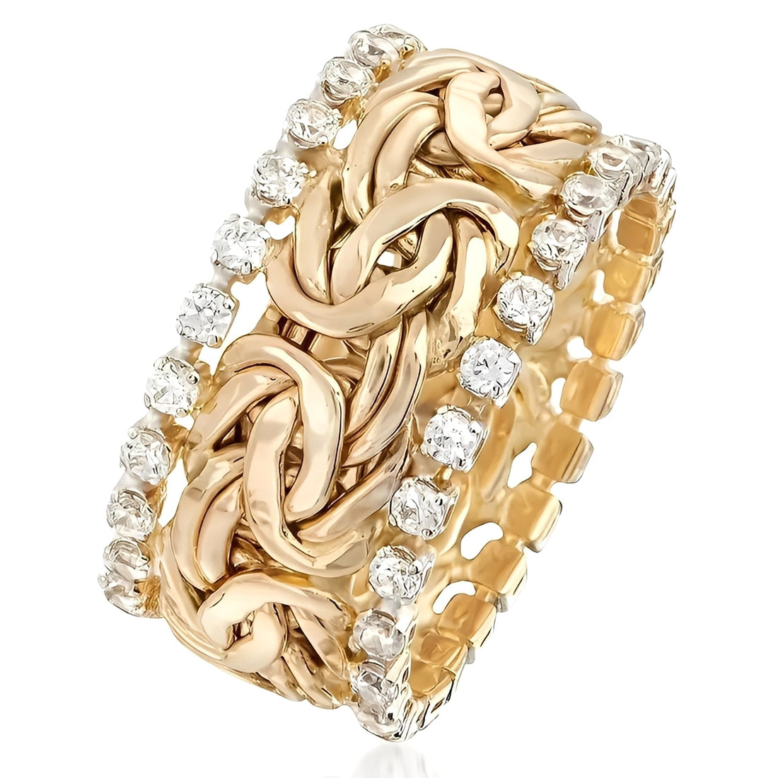 Lydia – Braided jewel with shiny details