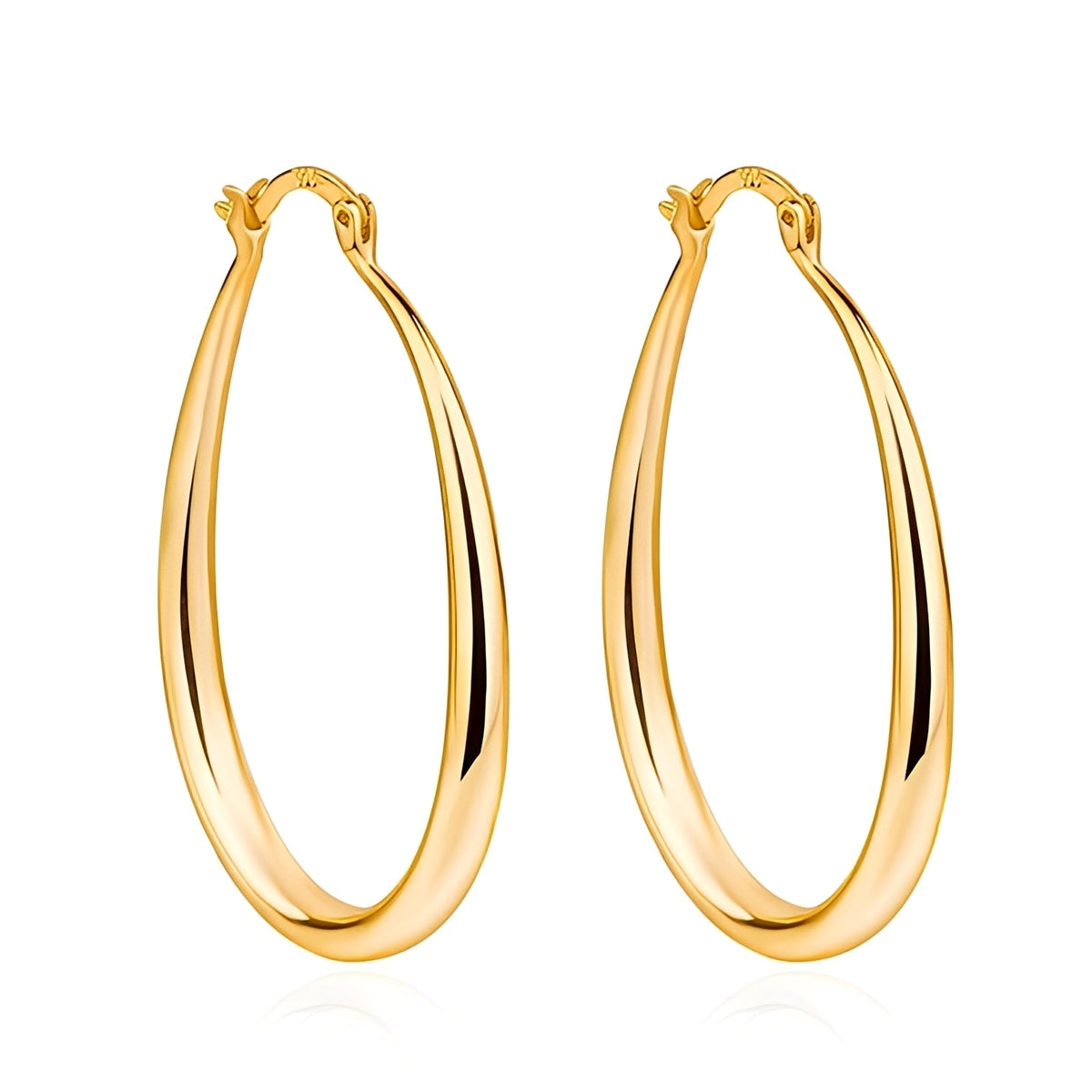Elysse – Elegant Hoops in Gold