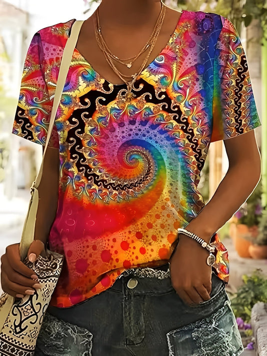 Rachael - Women's V-neck trendy top