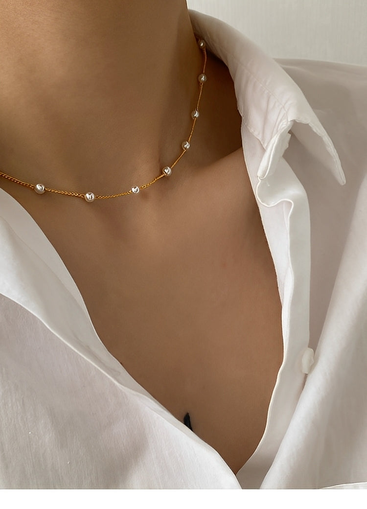 Noelia – Elegant necklace with small pearl