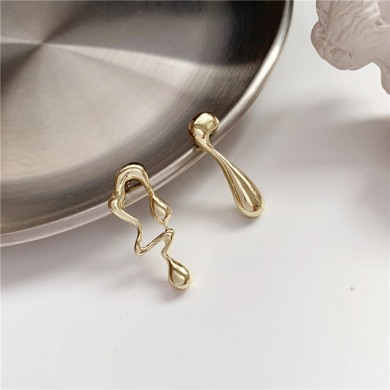 Wilma – Uneven Abstract Earrings