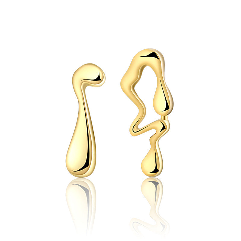 Wilma – Uneven Abstract Earrings