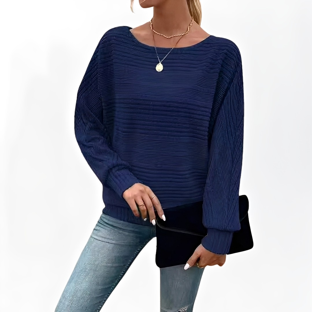 Eleanore - Comfortable striped sweater