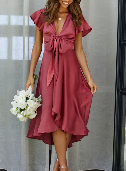 Ellia - Elegant Asymmetrical Dress for Women