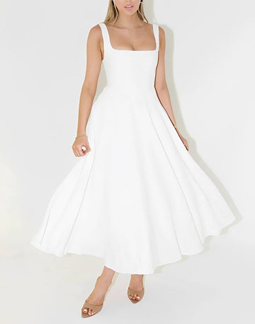 Shelley - Sleeveless Midi Dress