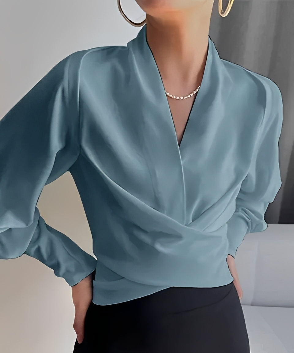 Isabel - Elegant V-neck Top