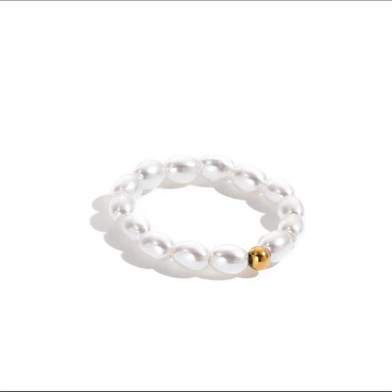 Fenna – Anti-stress ring with pearl