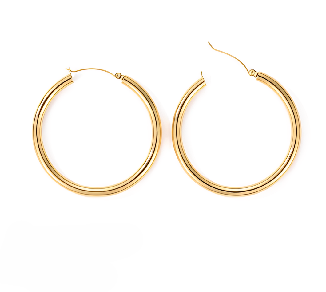 Island – Wide Round Hoops