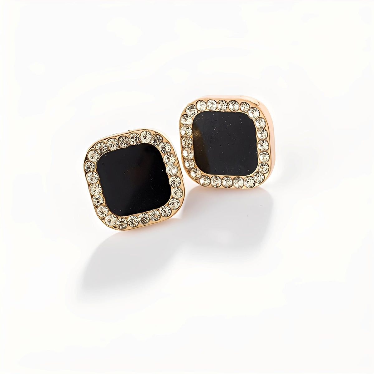 Catherine – Elegant Contrast Eternal Earrings