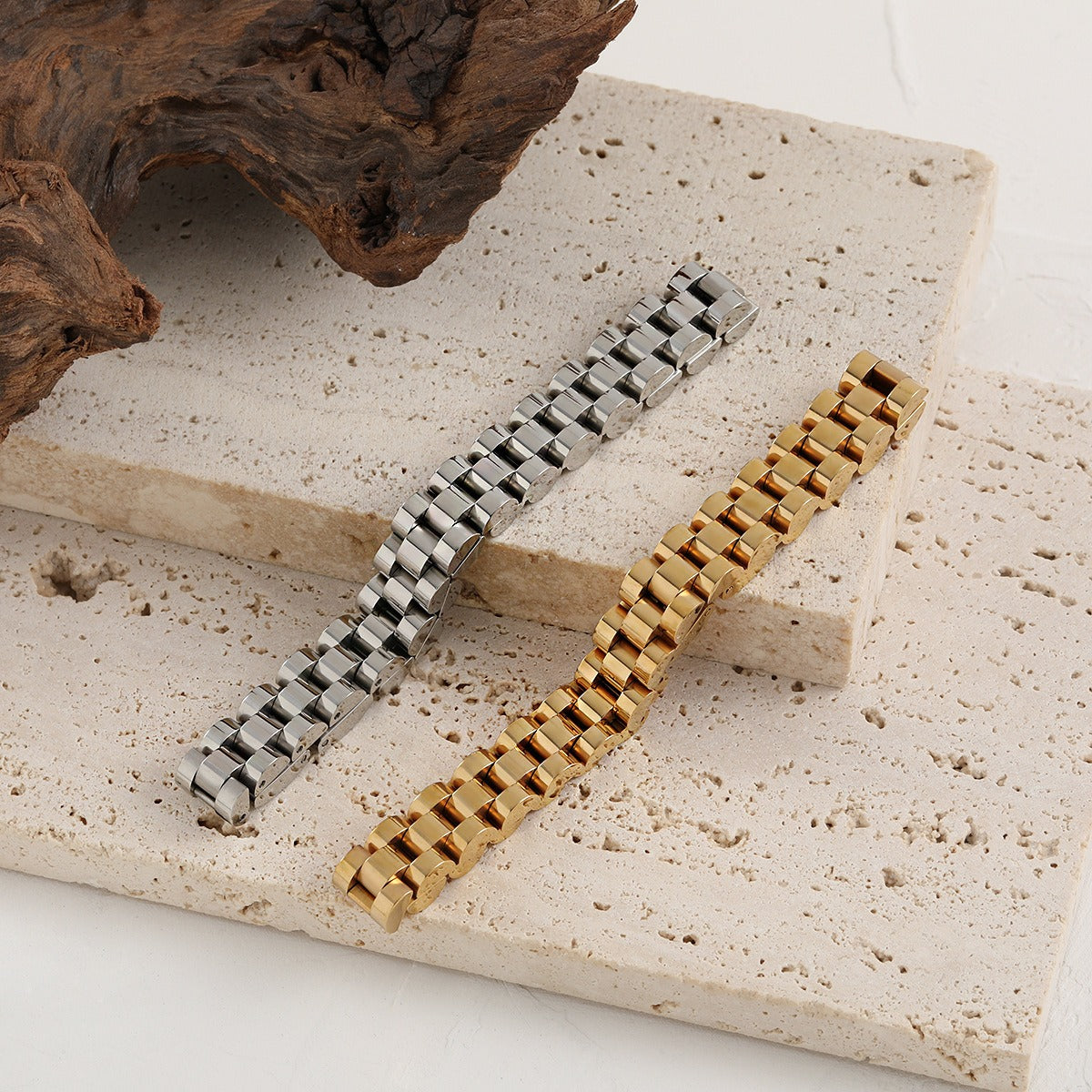Bianca – Cuban chain bracelet style watch
