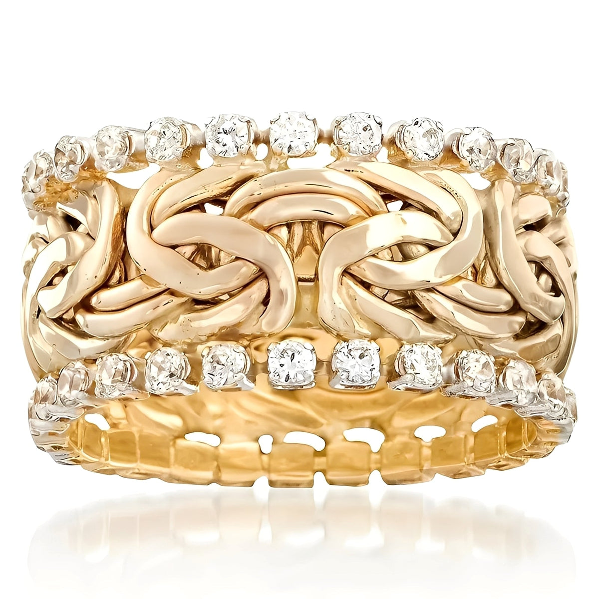Lydia – Braided jewel with shiny details