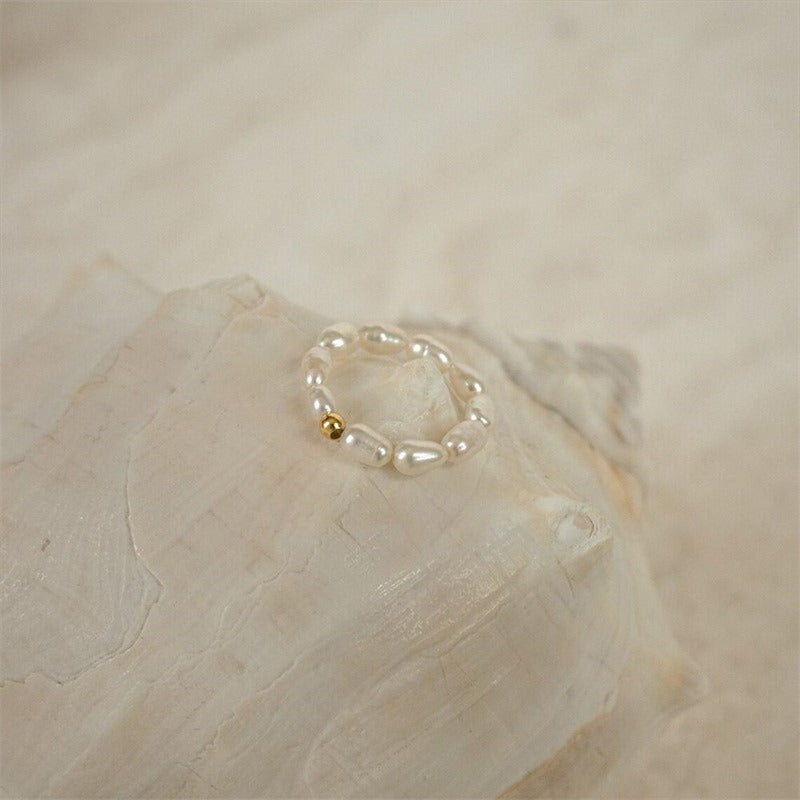 Fenna – Anti-stress ring with pearl