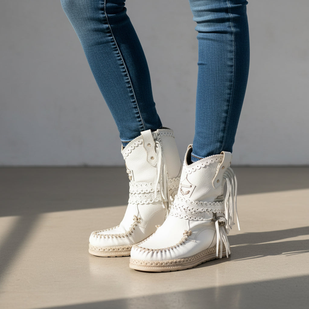 Brianna - Trendy Boho Ankle Boots