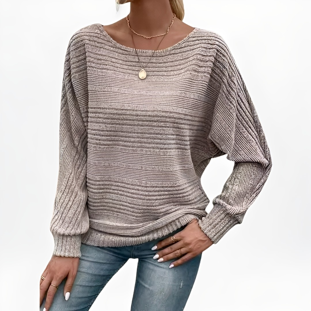 Eleanore - Comfortable striped sweater