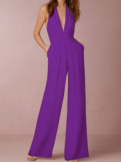 Katie - Elegant wide-leg jumpsuit for women