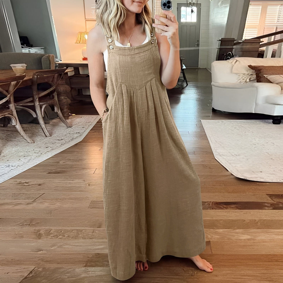 Chloe - Stylish jumpsuit with wide legs for women