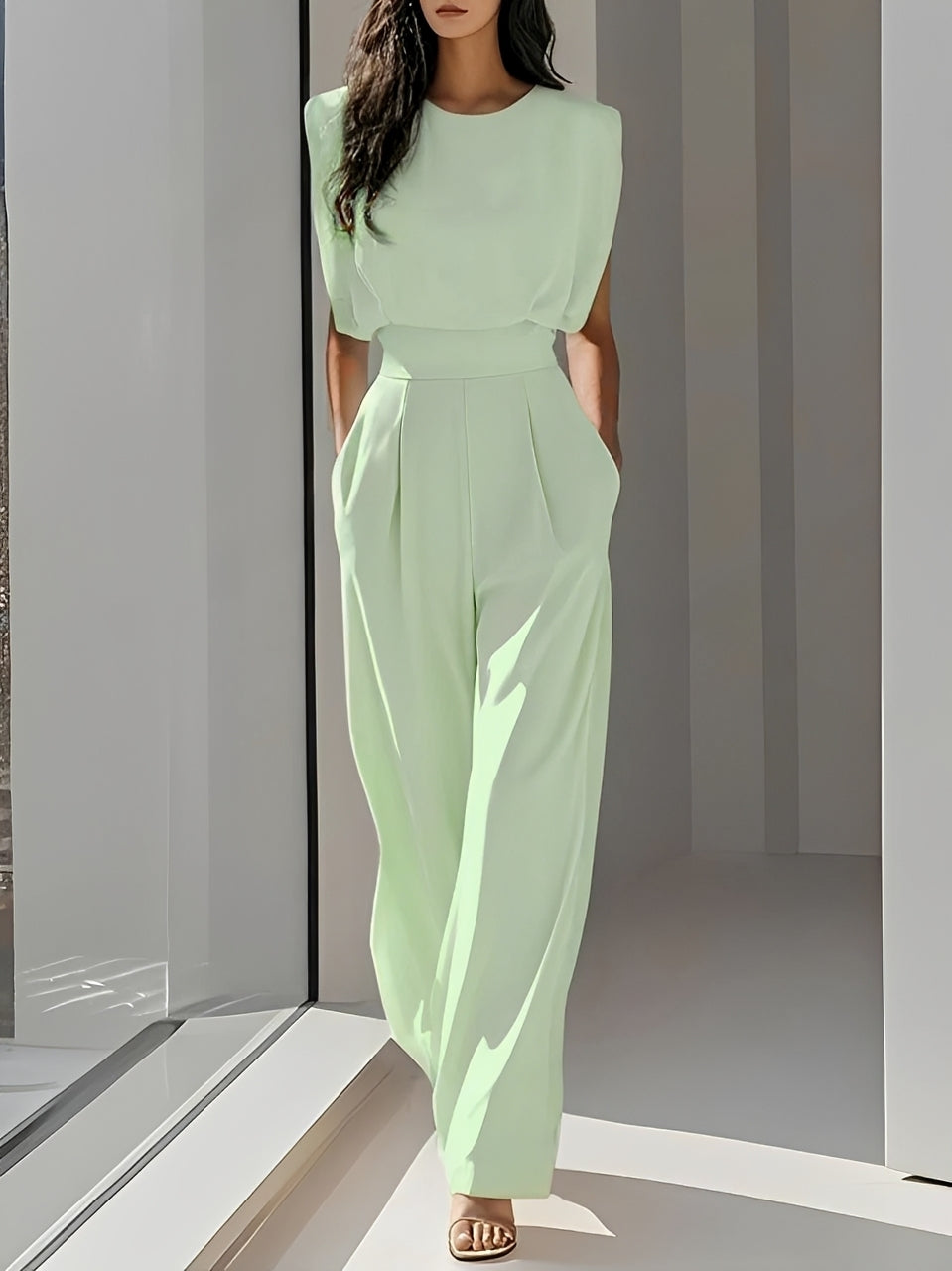 Bernice - Relaxed Sleeveless Jumpsuit