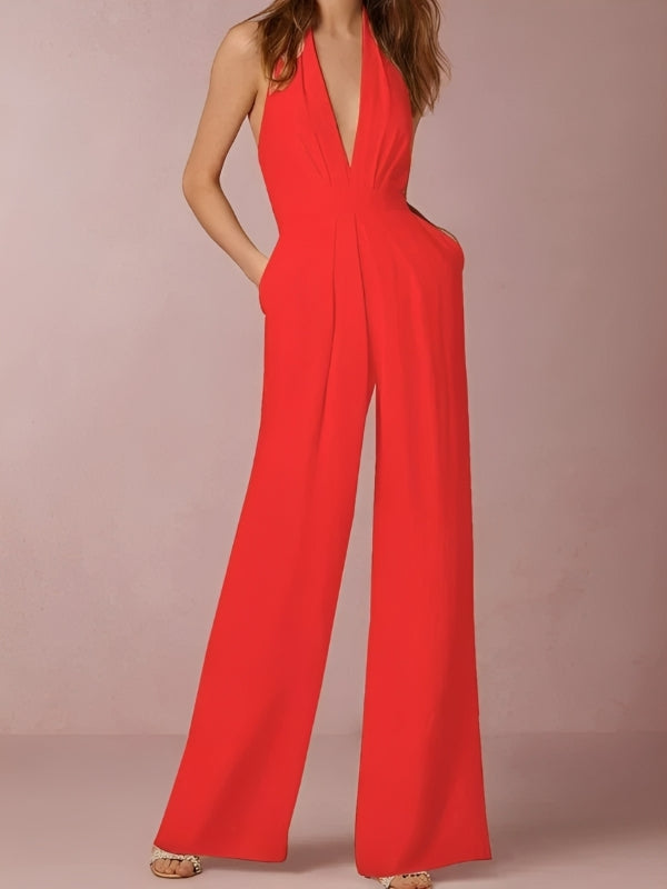 Katie - Elegant wide-leg jumpsuit for women