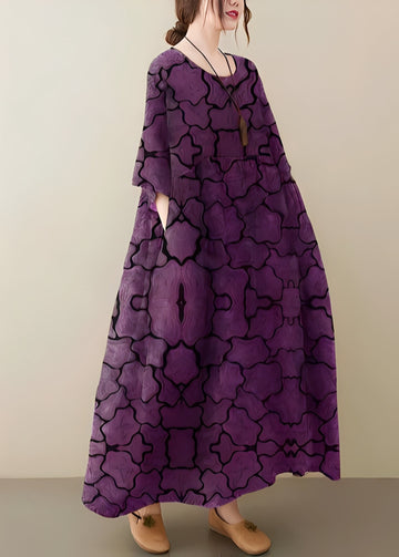 Mariam - Stylish, loose-fitting dress with wide hem for women