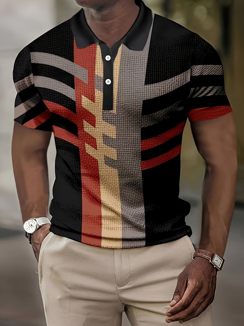 Ronny - Stylish polo shirt with buttons for men
