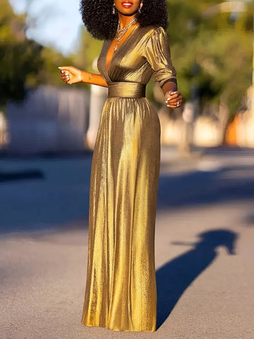 Catherine - Stylish V-neck Jumpsuit