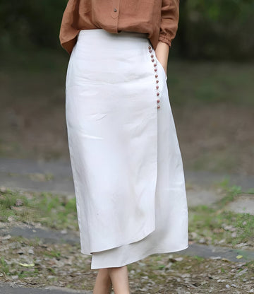 Manda - Stylish asymmetrical A-line skirt for women