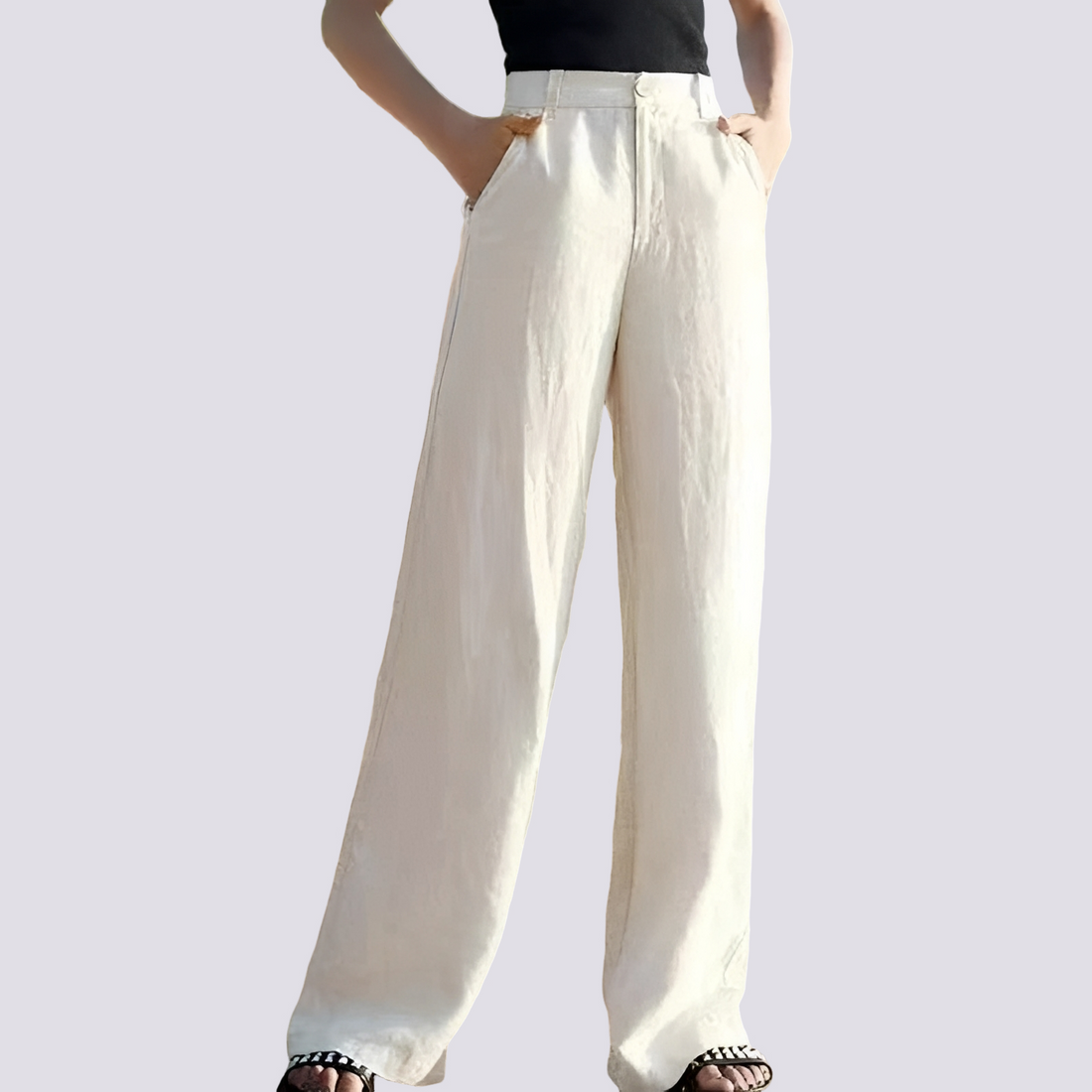 Nellie - Cozy Loose Wide-Leg Pants