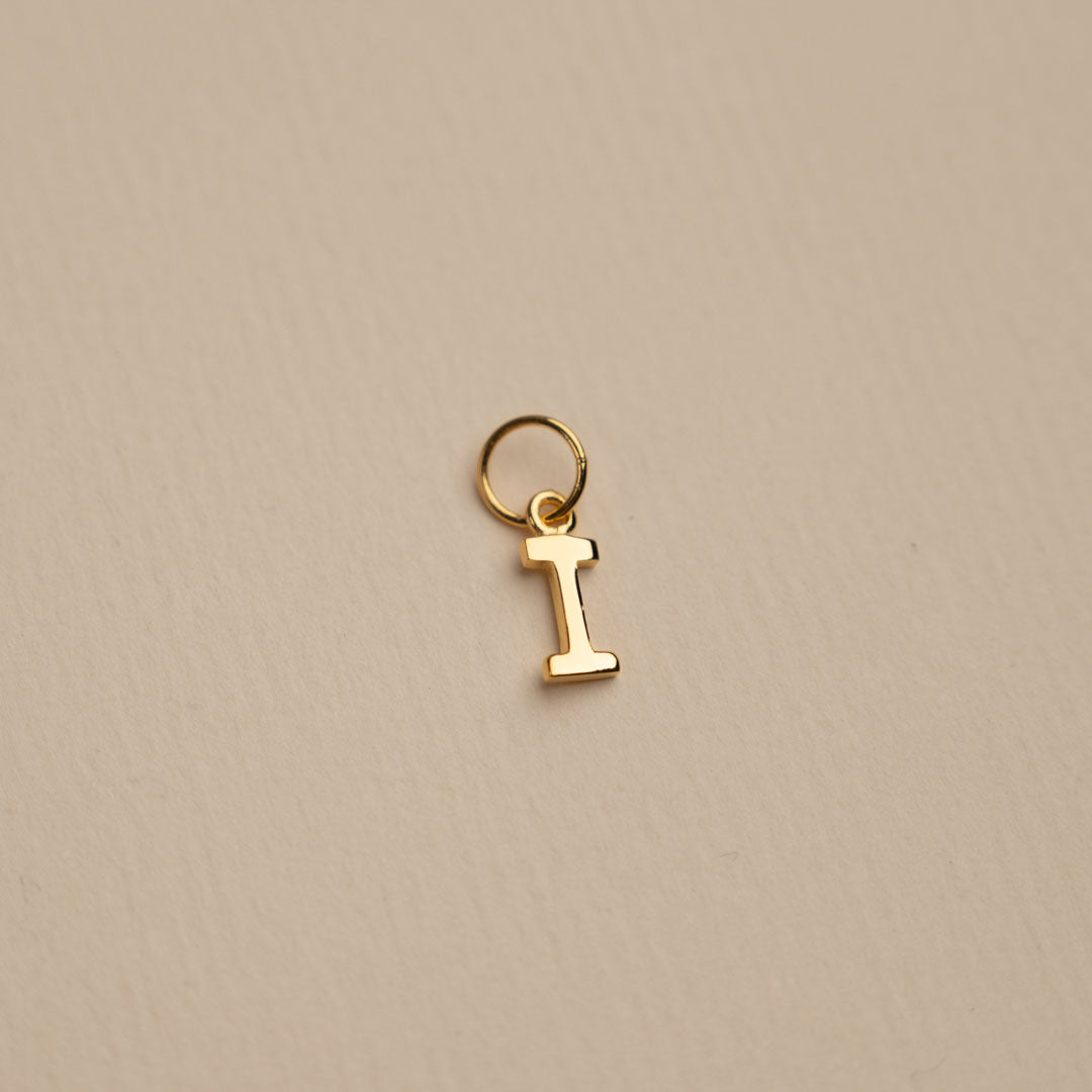 Sabrina - Gold Letter Pendant