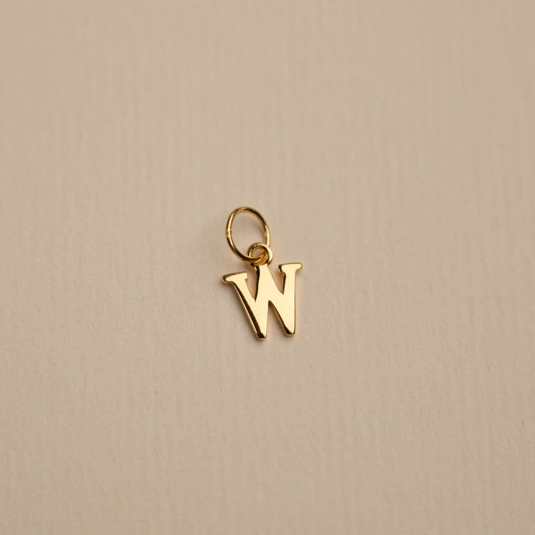Sabrina - Gold Letter Pendant