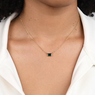 Moni – Green Emerald Necklace