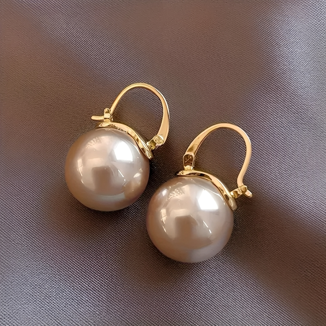 Ariane – Sublime Earrings in Gold and Pearl