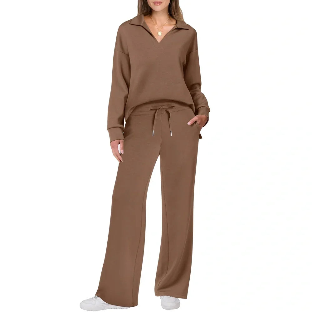 Justina - Casual set from sweater and pants for women