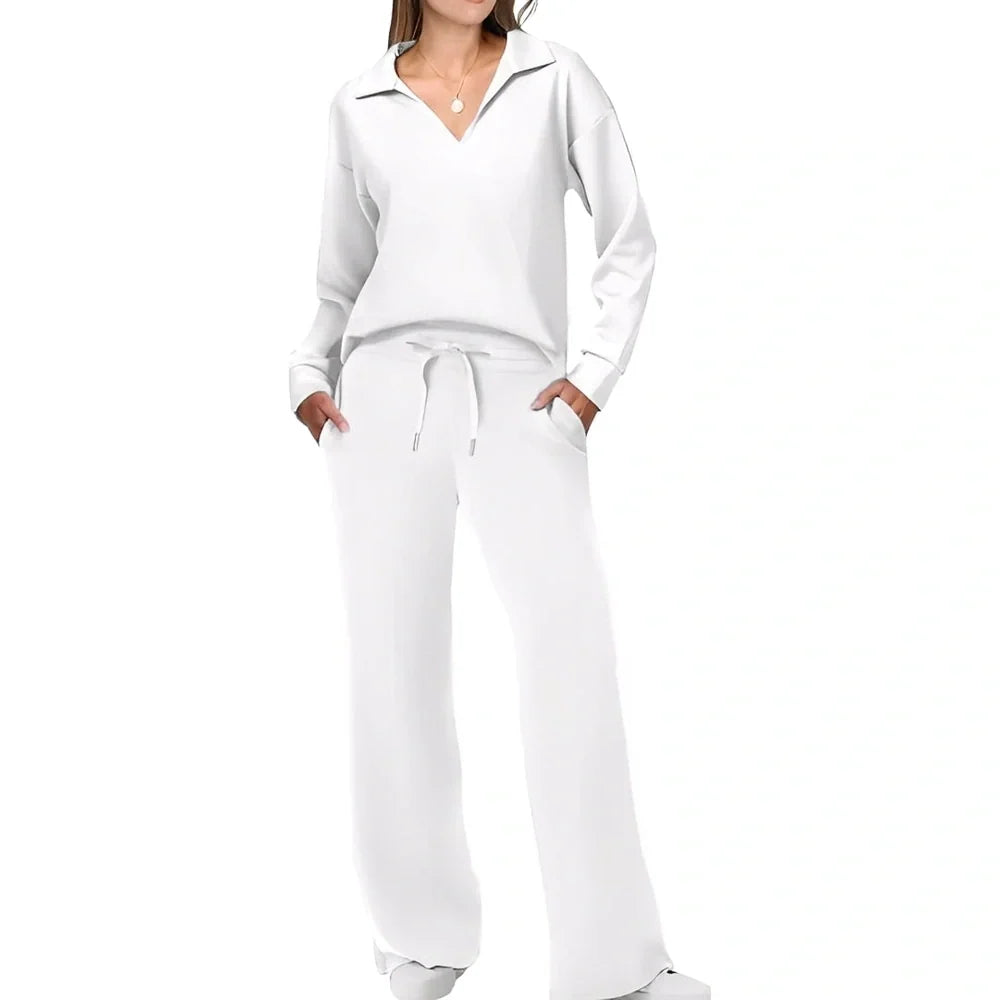 Justina - Casual set from sweater and pants for women