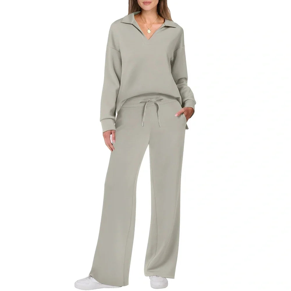 Justina - Casual set from sweater and pants for women